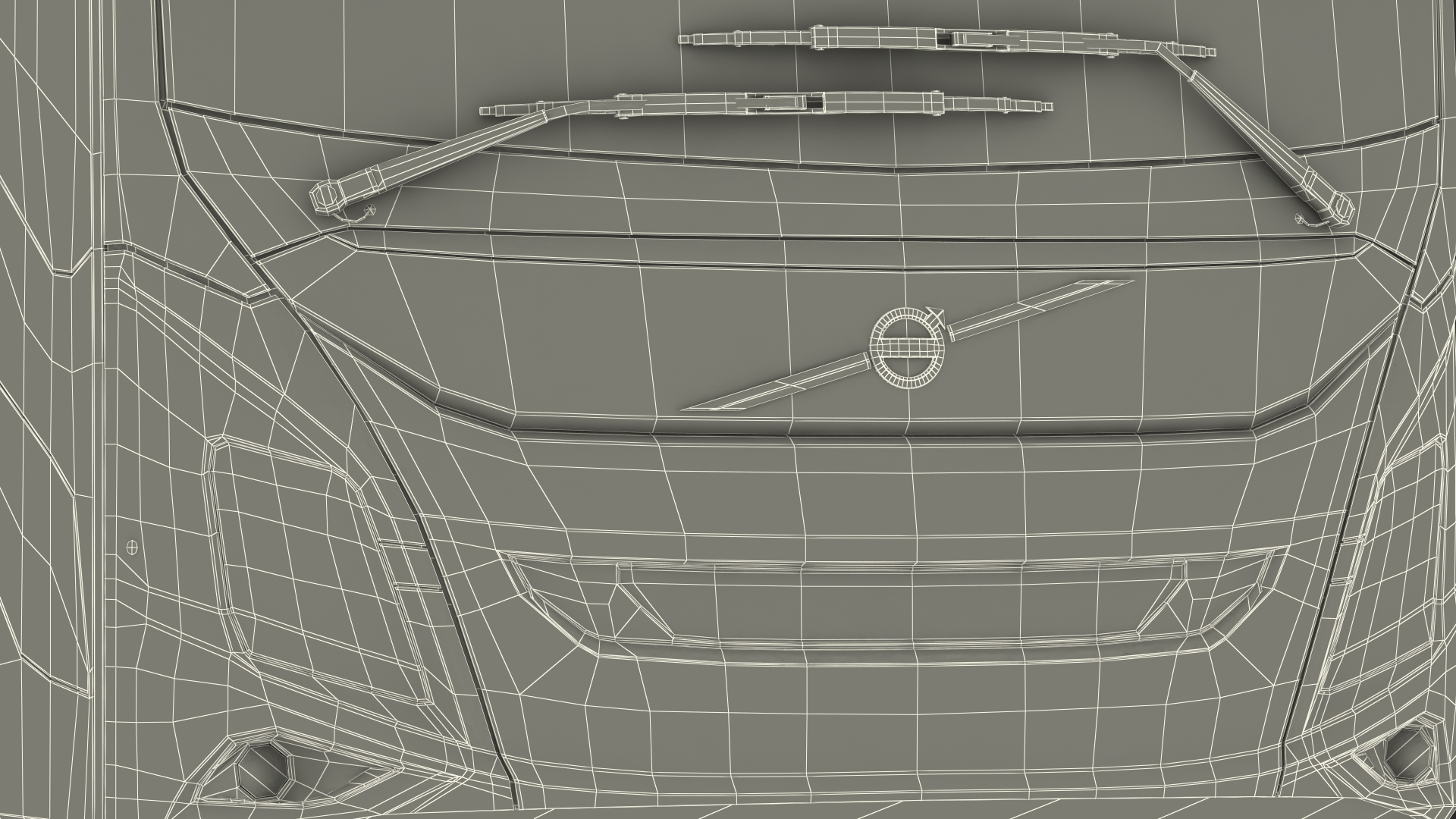 3D model Volvo 9900 Bus Simple Interior