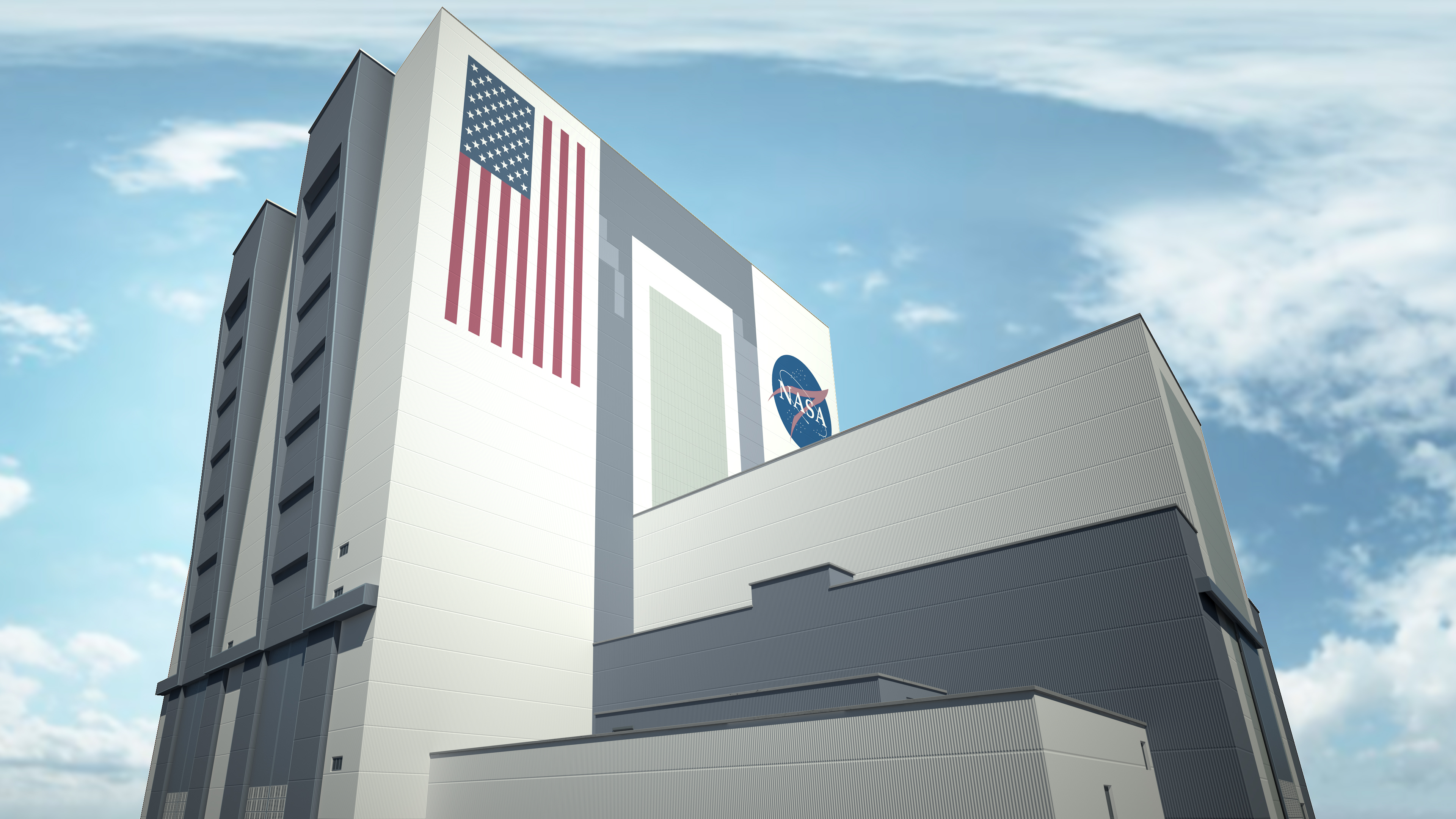 3D model Vehicle Assembly Building