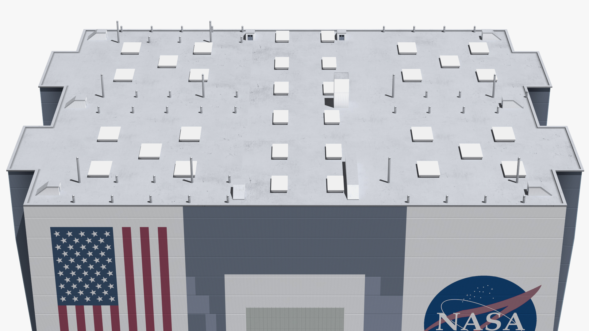 3D model Vehicle Assembly Building