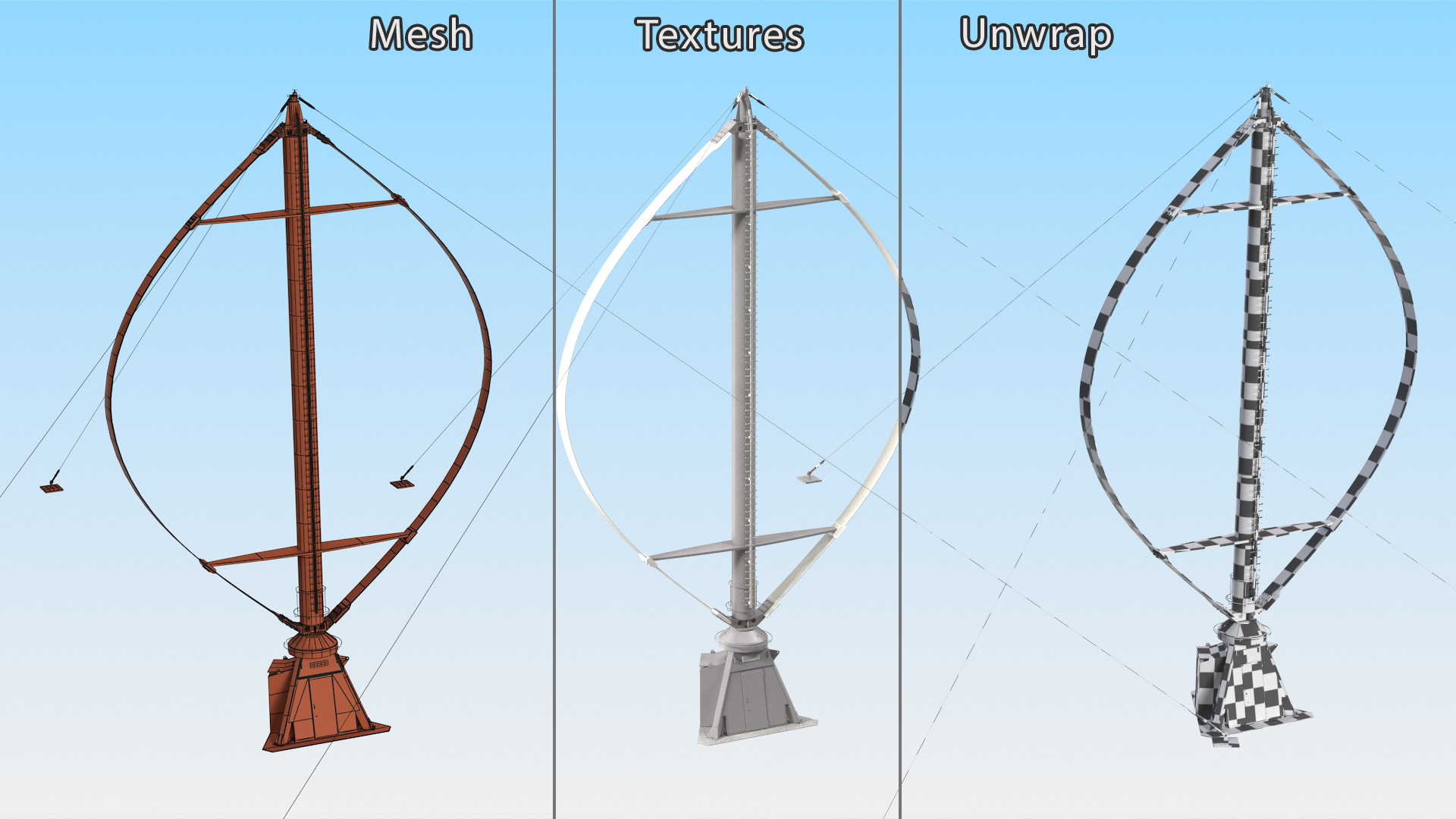 3D Darrieus Turbine