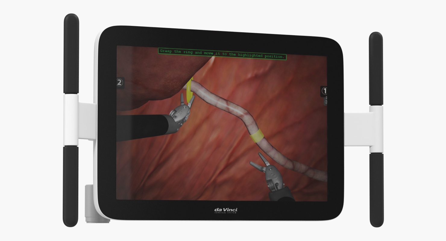3D Hospital Monitor Wall Mount Arm