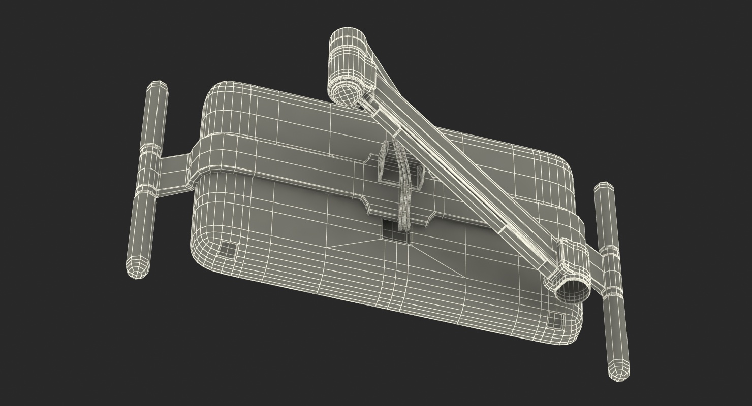 3D Hospital Monitor Wall Mount Arm