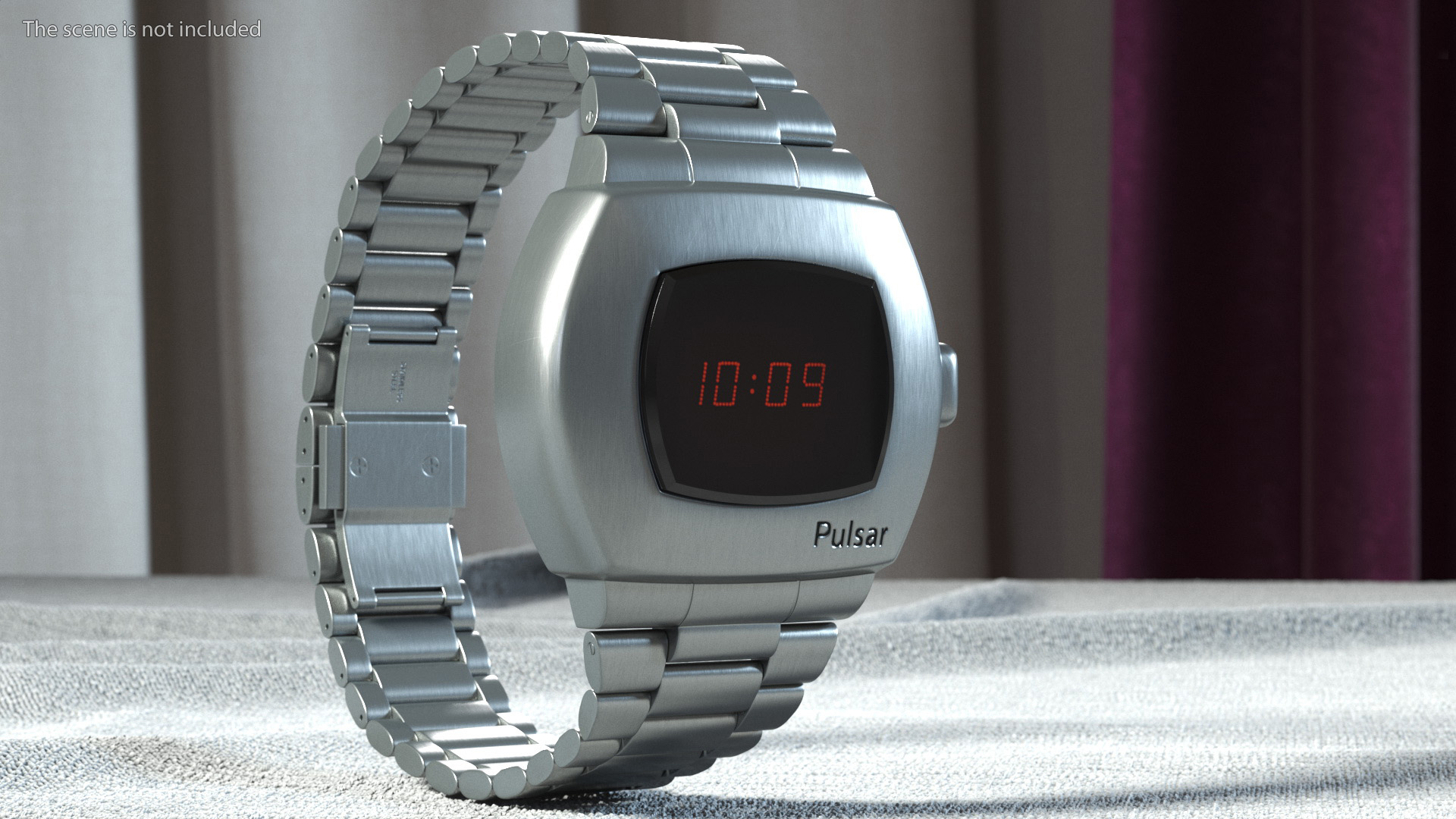 3D Hamilton Watch Pulsar 1970