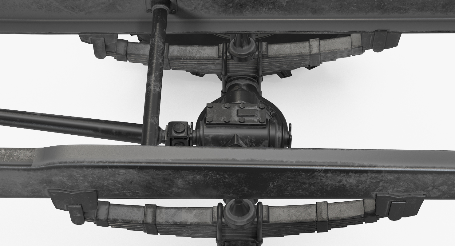 Military Truck Chassis 3D