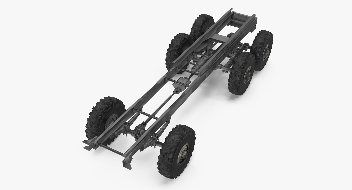Military Truck Chassis 3D