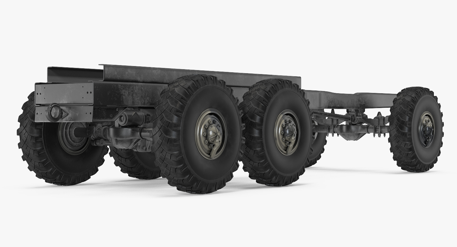Military Truck Chassis 3D