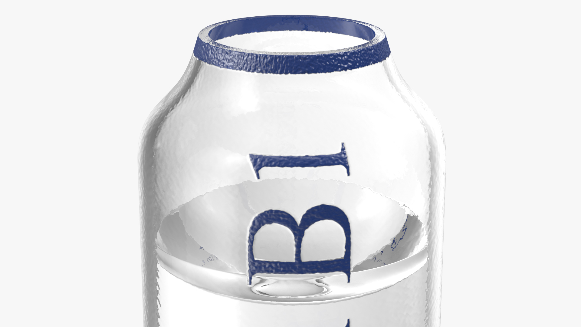 Vitamin B1 1ml Ampoule Opened 3D model