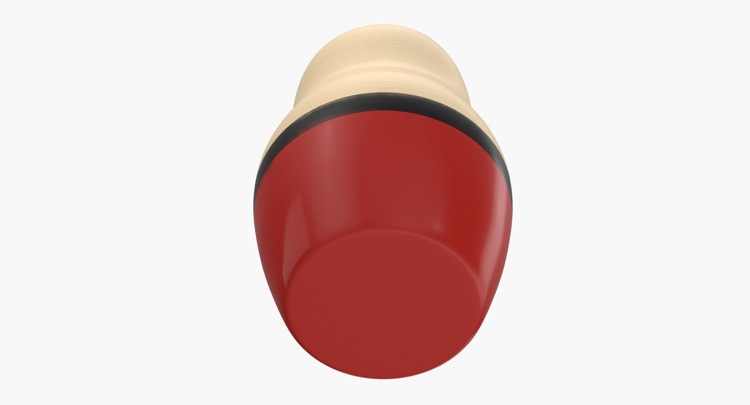Wooden Matryoshka Doll 3D