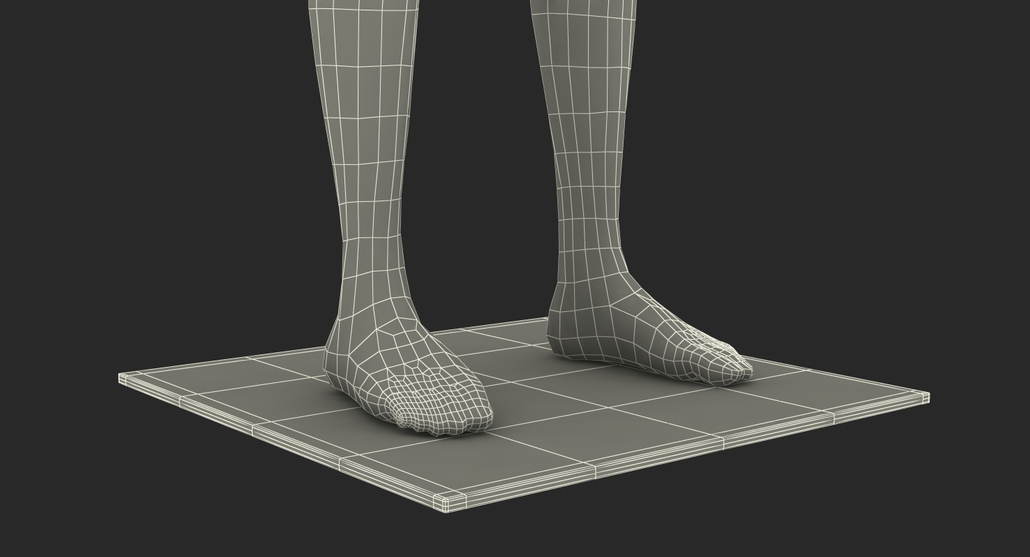 3D Female Mannequin Rigged model