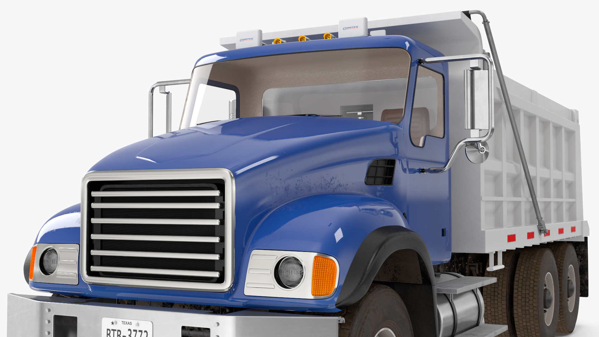 3D model Dump Truck in Hangar