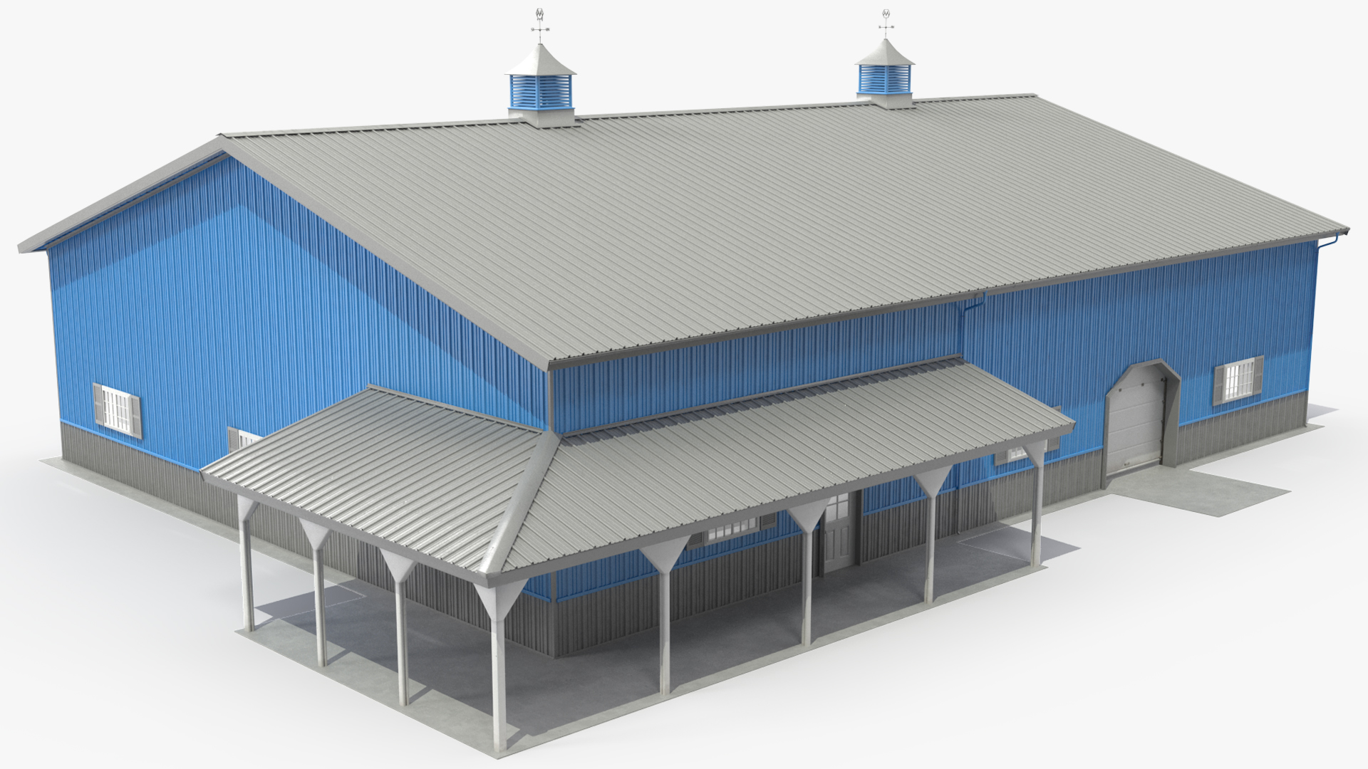 3D model Dump Truck in Hangar
