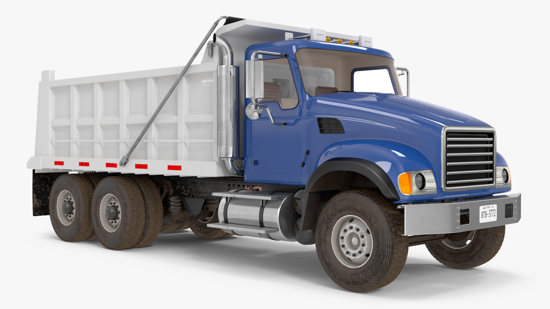 3D model Dump Truck in Hangar