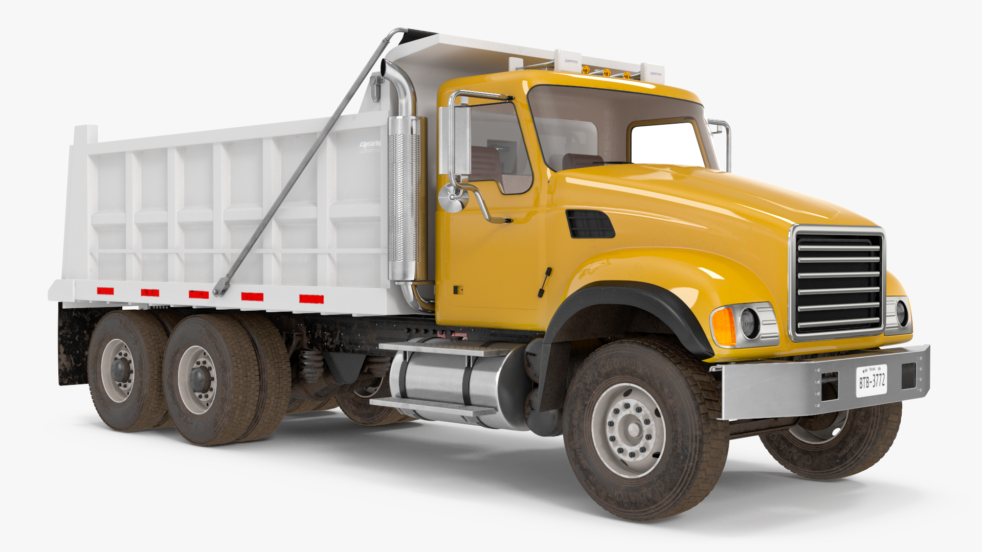 3D model Dump Truck in Hangar