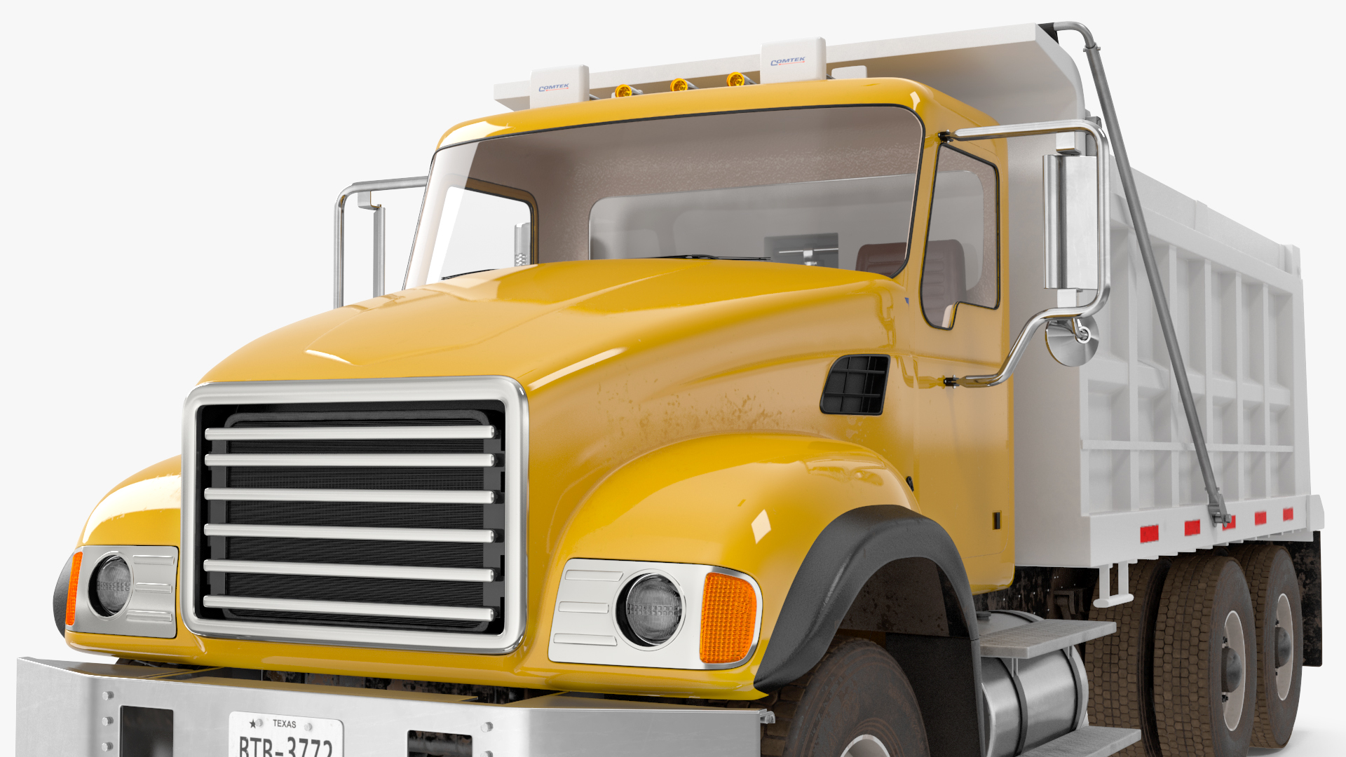 3D model Dump Truck in Hangar