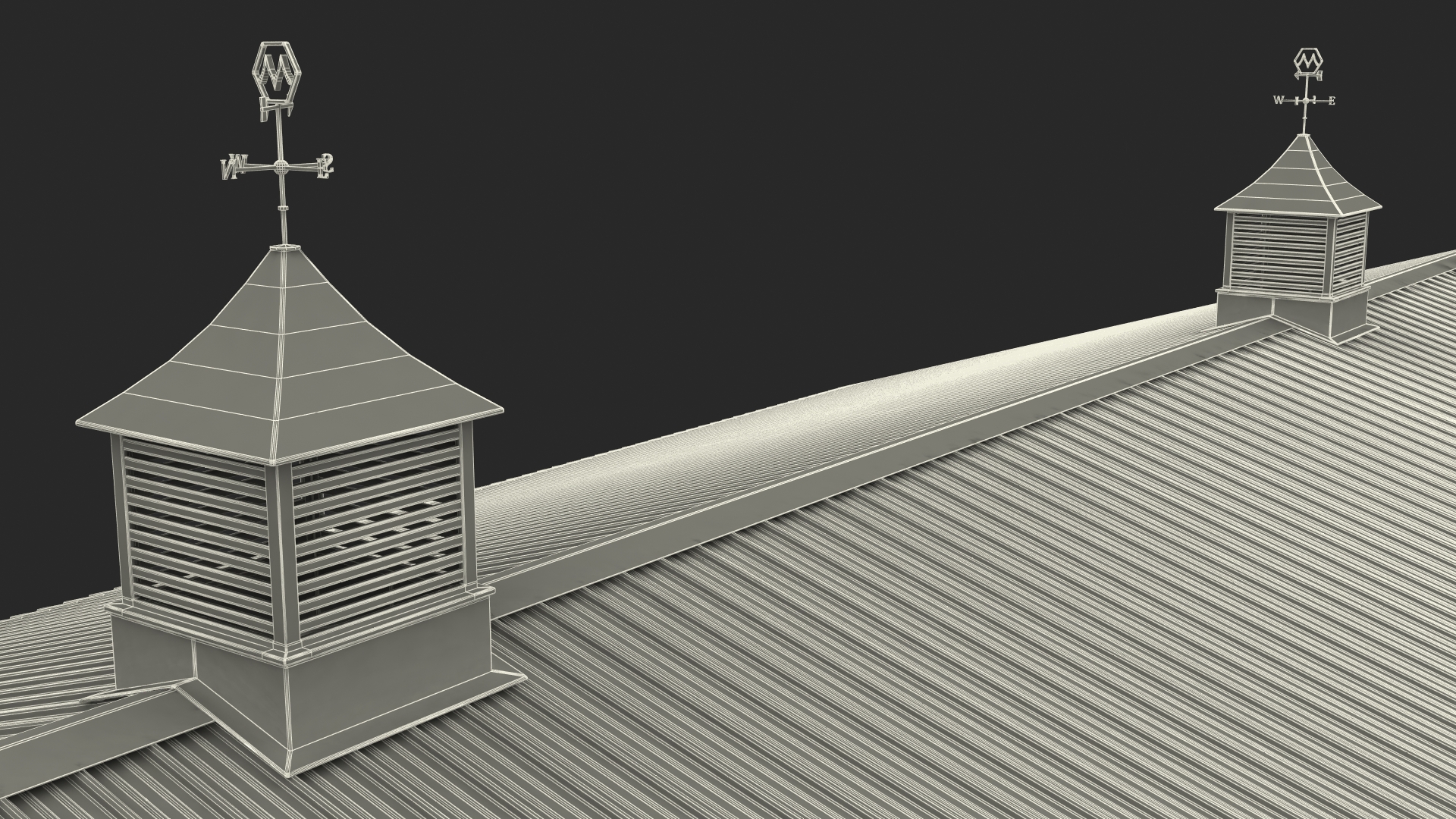 3D model Dump Truck in Hangar