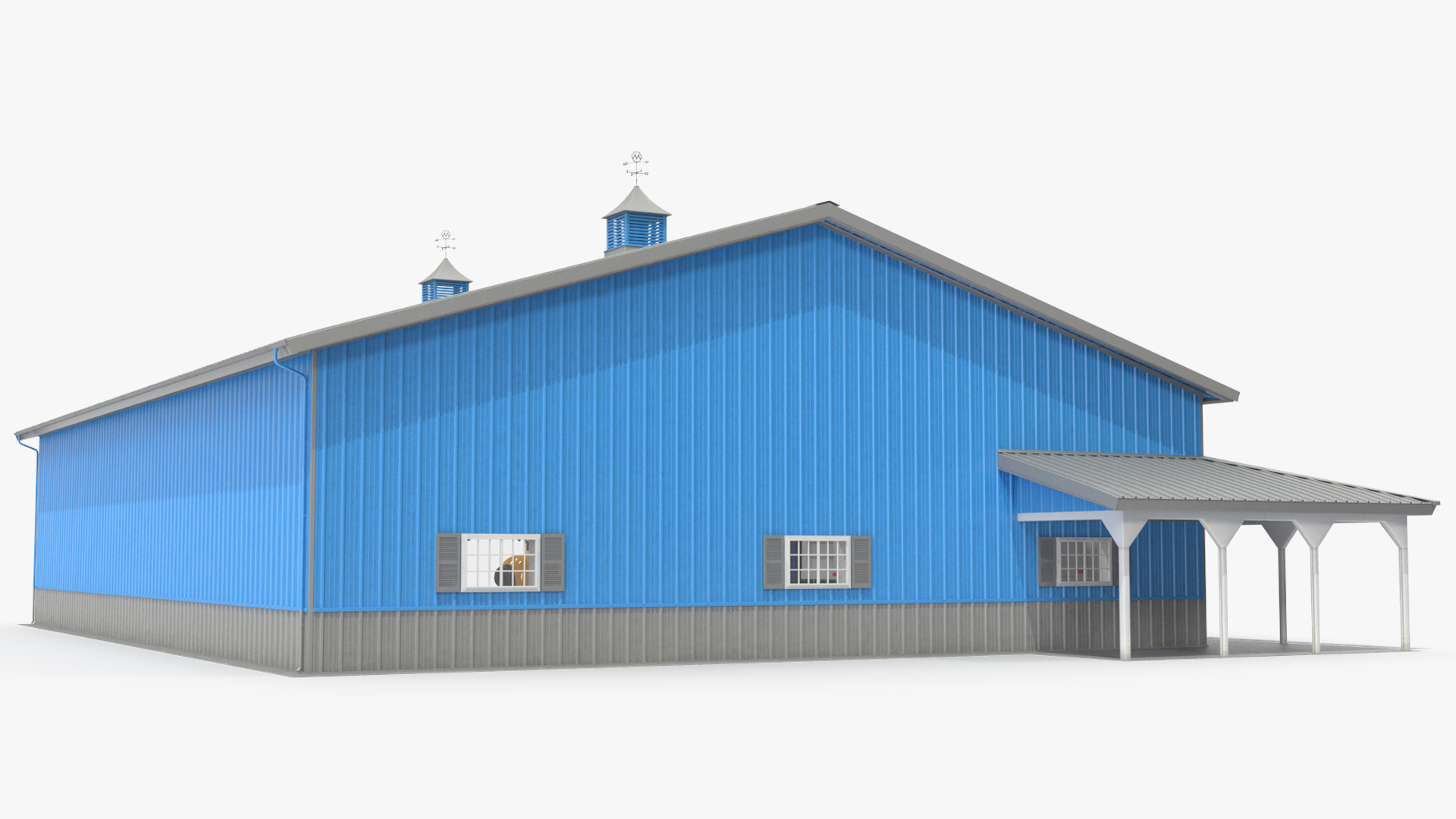 3D model Dump Truck in Hangar