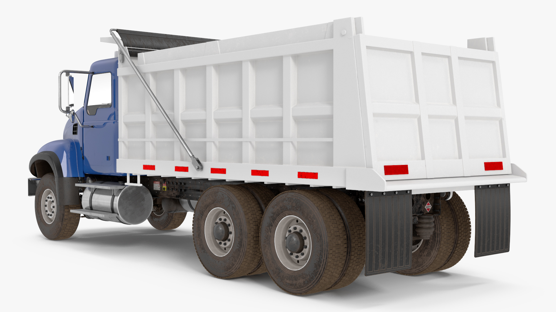 3D model Dump Truck in Hangar