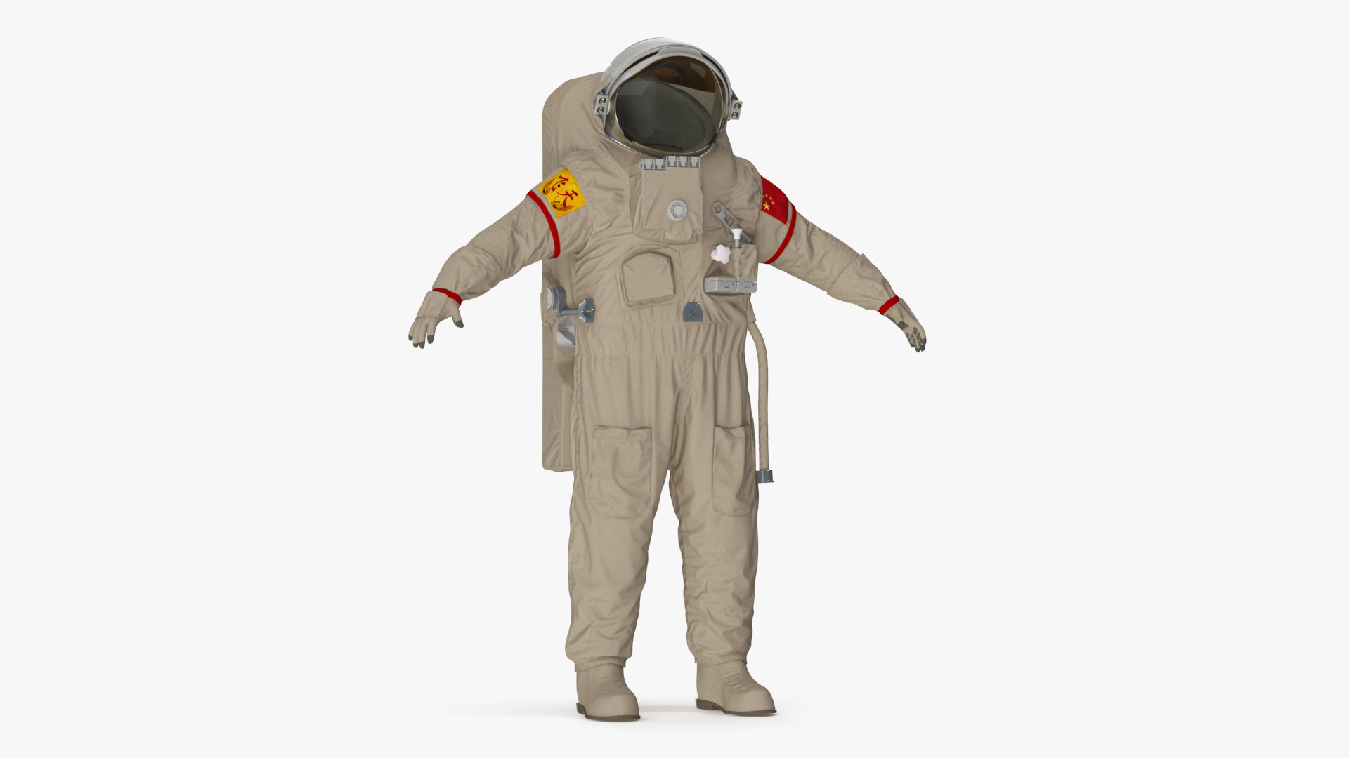 3D model China Feitian Space Suit Rigged for Maya