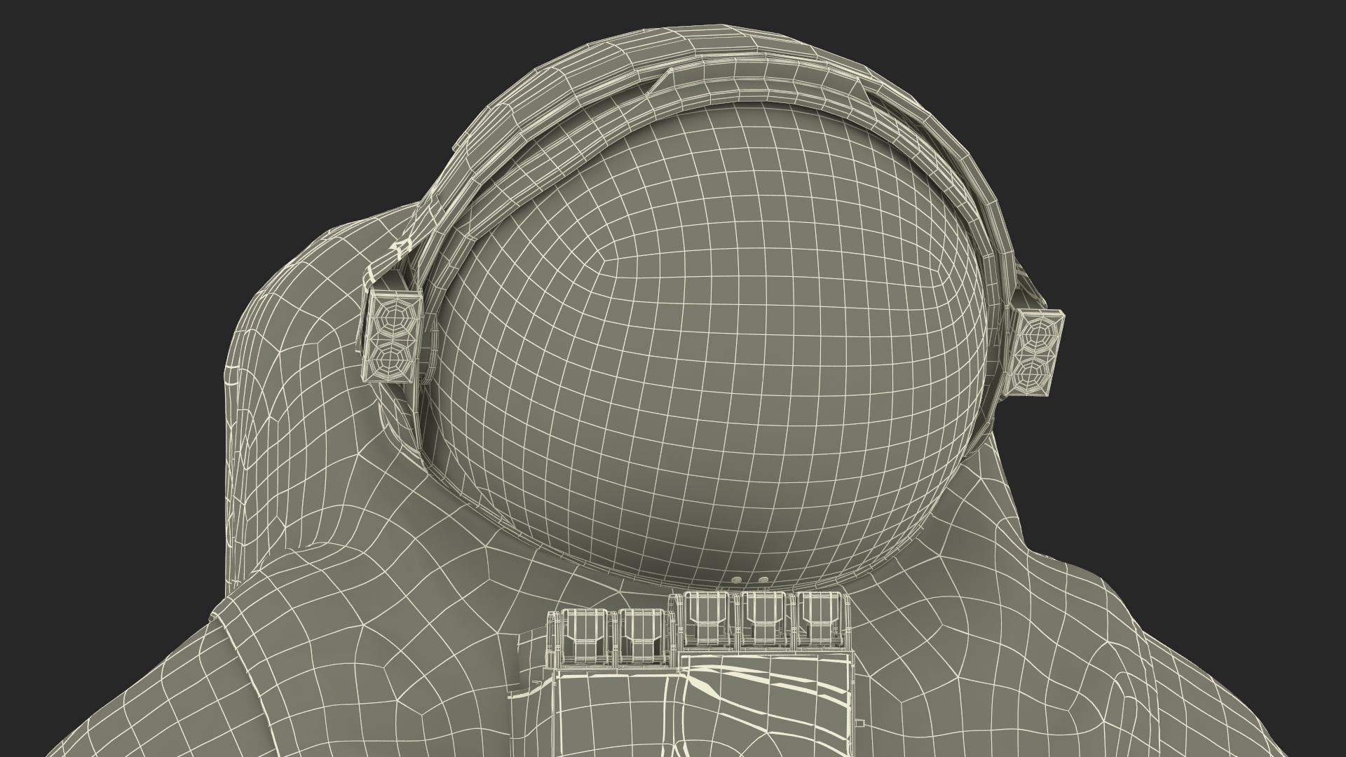 3D model China Feitian Space Suit Rigged for Maya