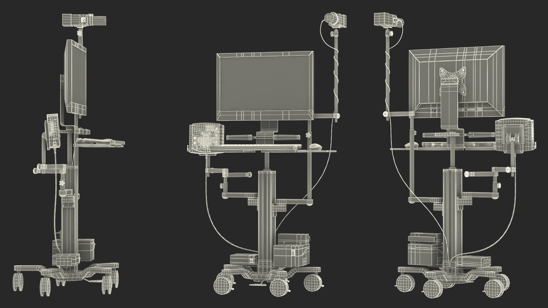 Electroencephalography EEG Machine 3D model
