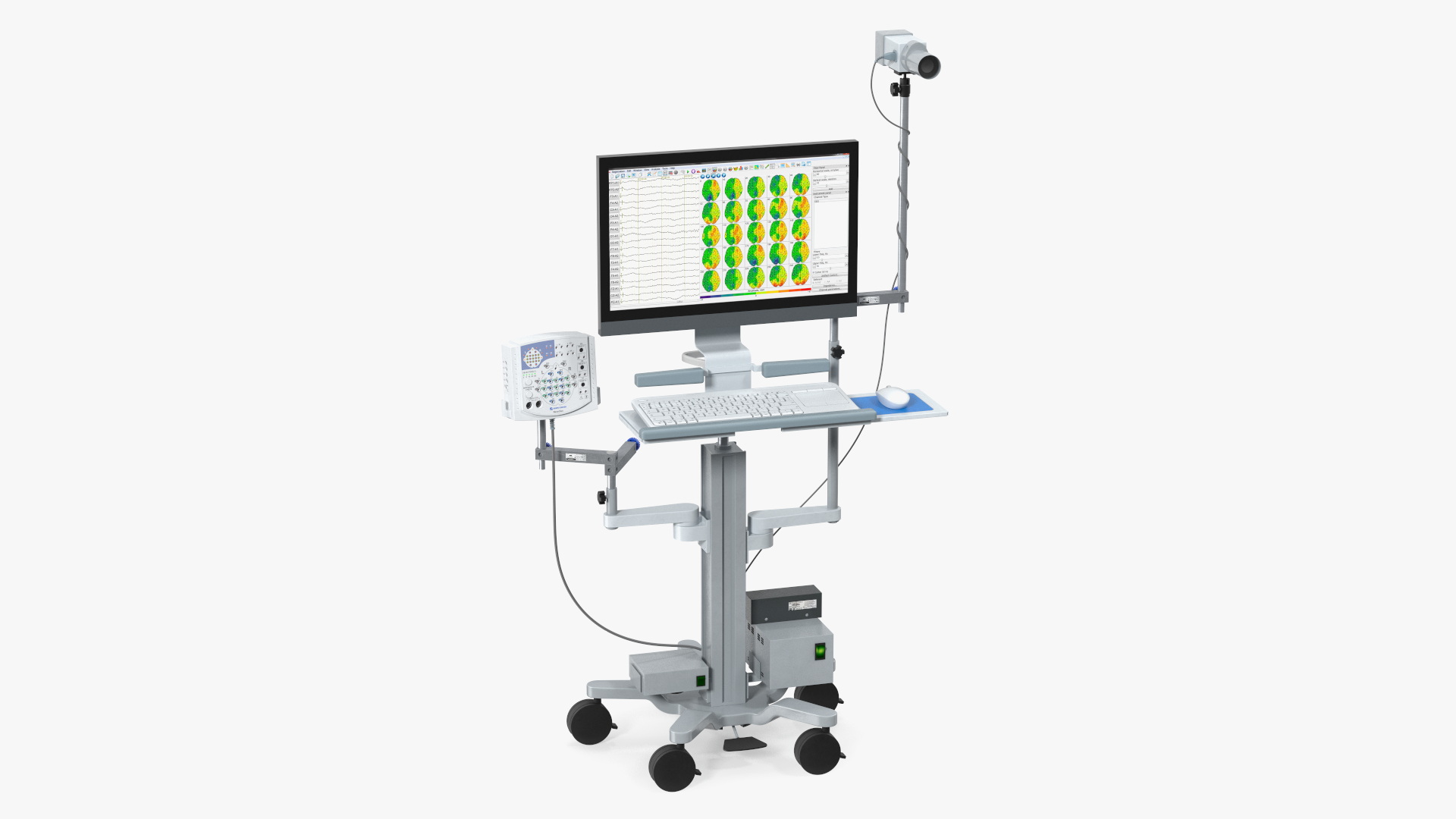 Electroencephalography EEG Machine 3D model