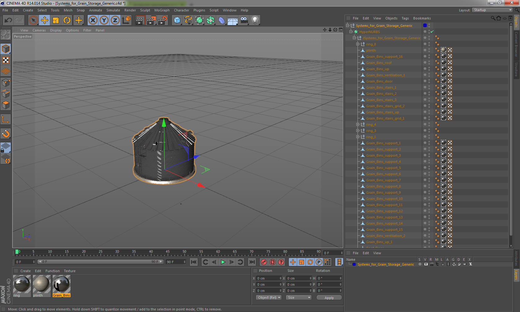 3D Systems for Grain Storage Generic model