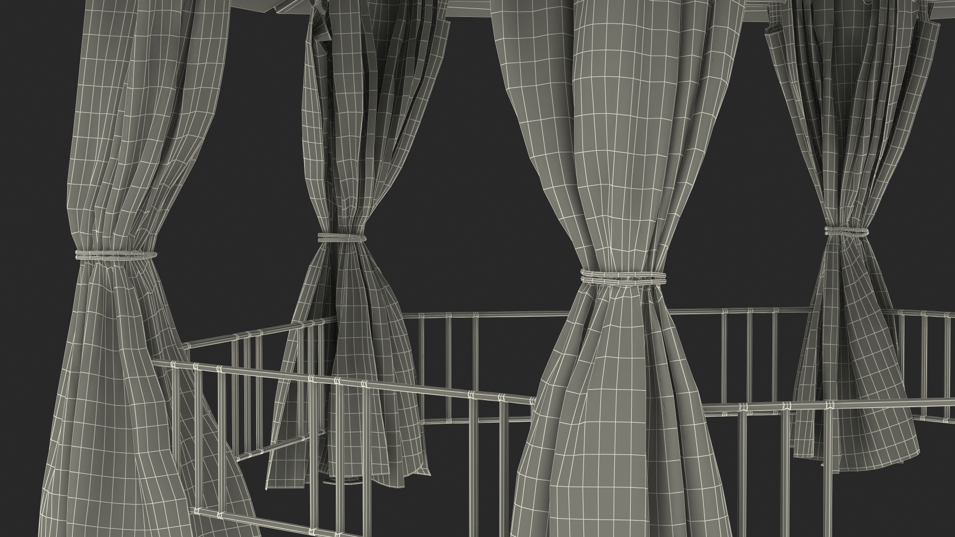 3D model Garden Fabric Canopy