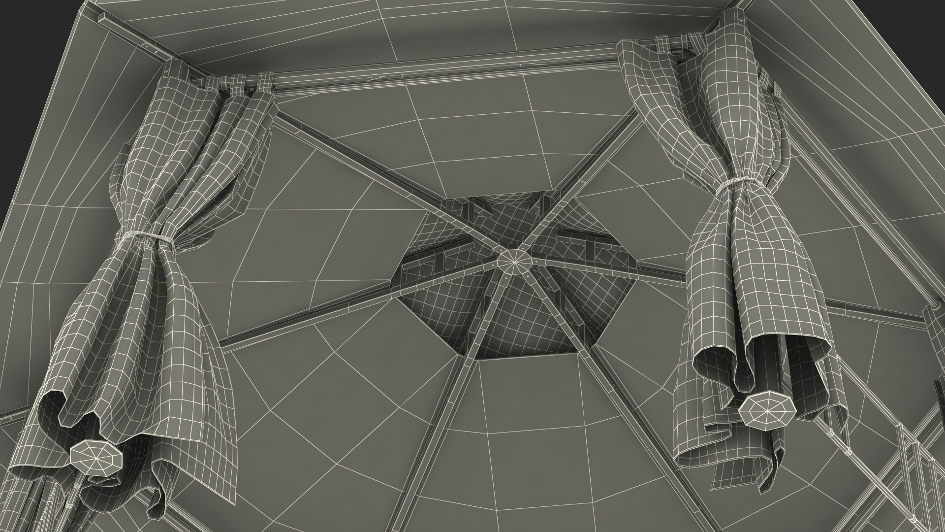 3D model Garden Fabric Canopy