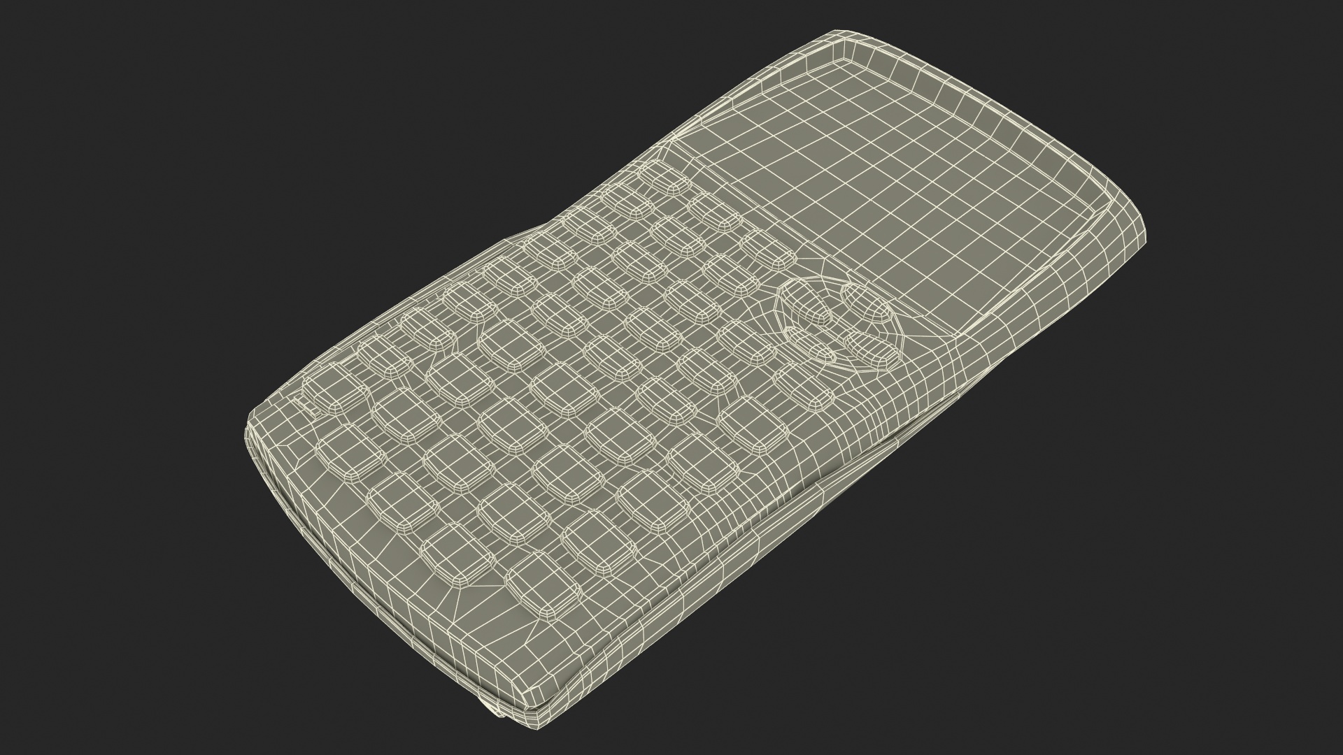 Scientific Calculator Blue Switched OFF 3D model