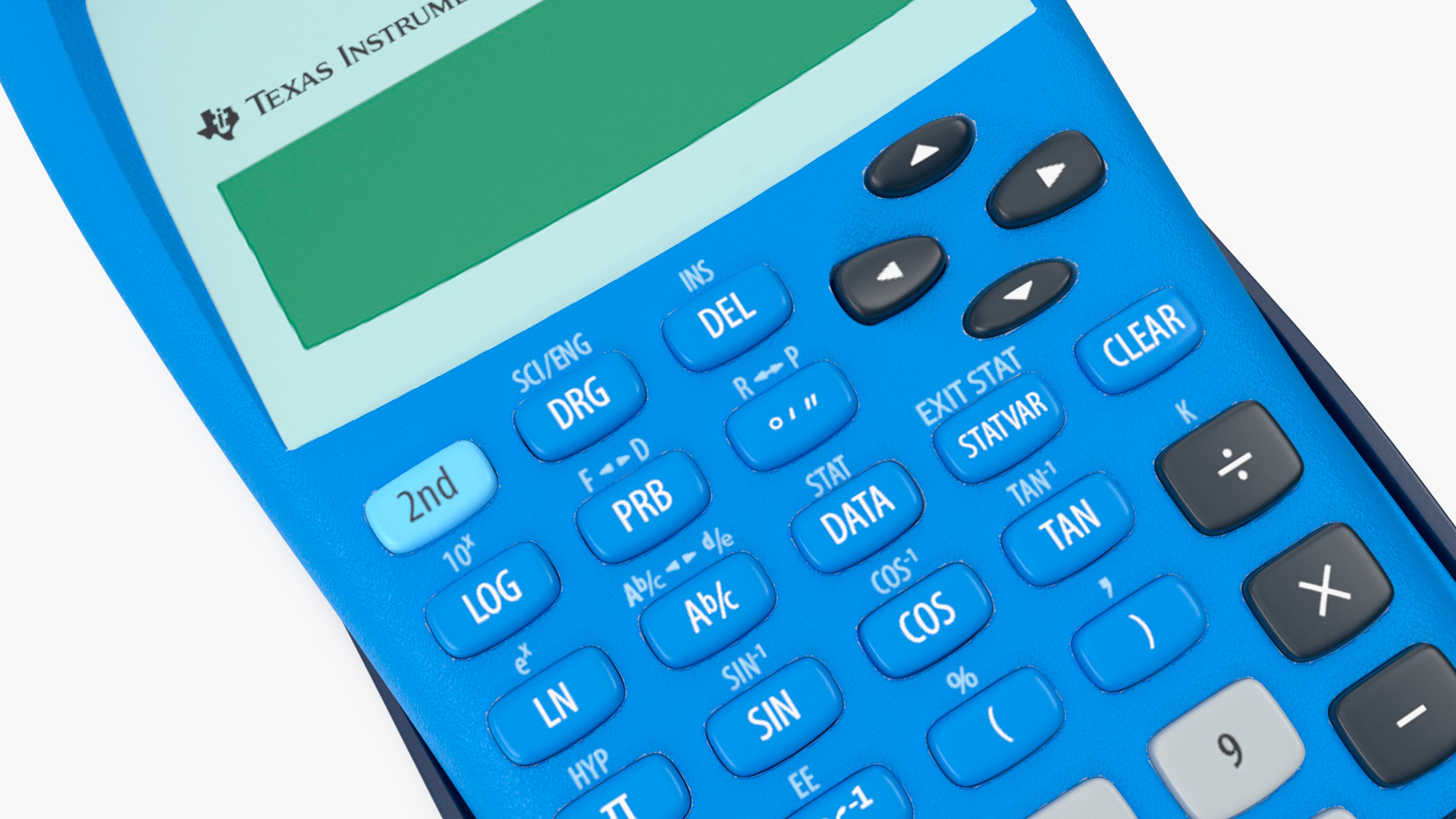 Scientific Calculator Blue Switched OFF 3D model