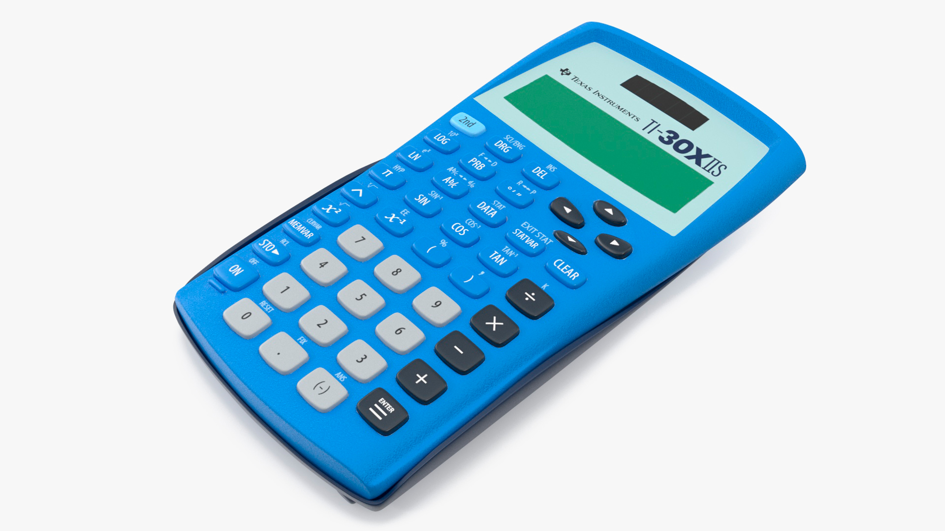 Scientific Calculator Blue Switched OFF 3D model