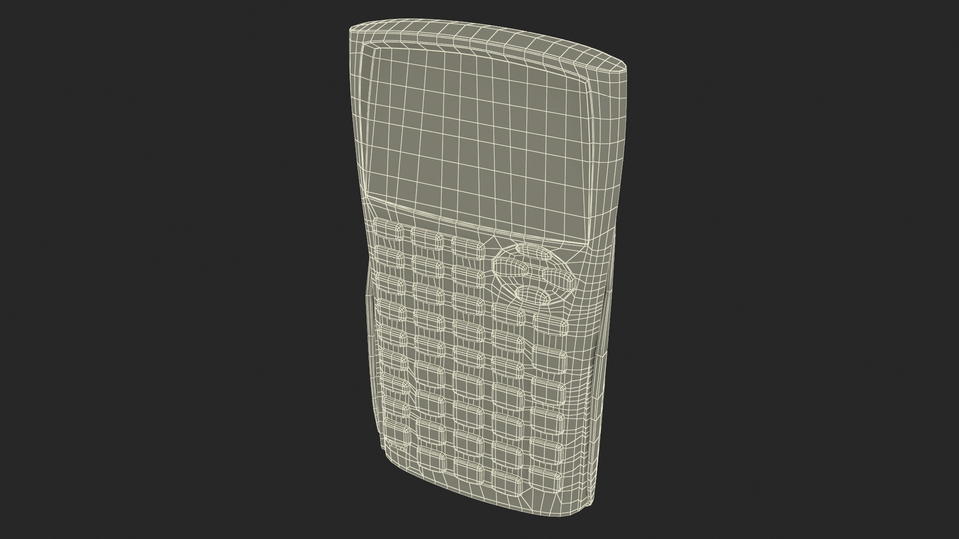 Scientific Calculator Blue Switched OFF 3D model