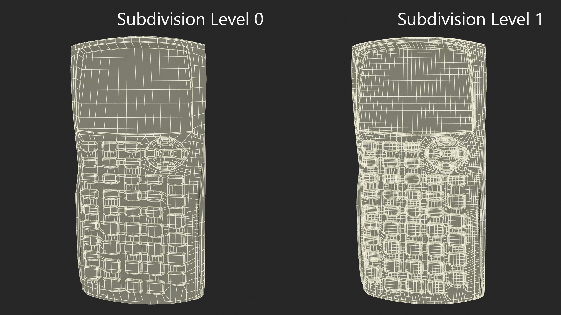 Scientific Calculator Blue Switched OFF 3D model
