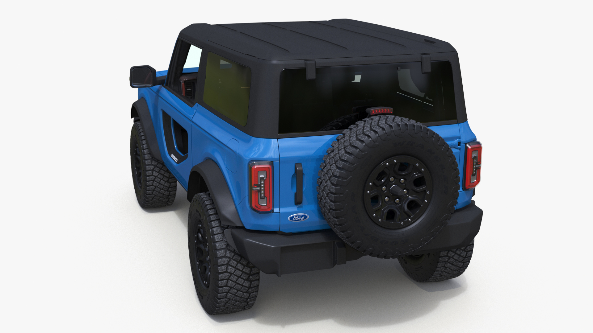 3D model Ford Bronco Off Road SUV Antimatter Blue