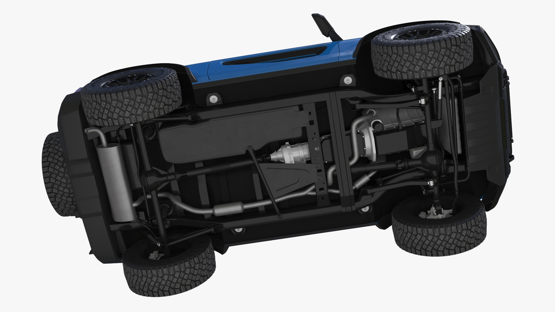 3D model Ford Bronco Off Road SUV Antimatter Blue