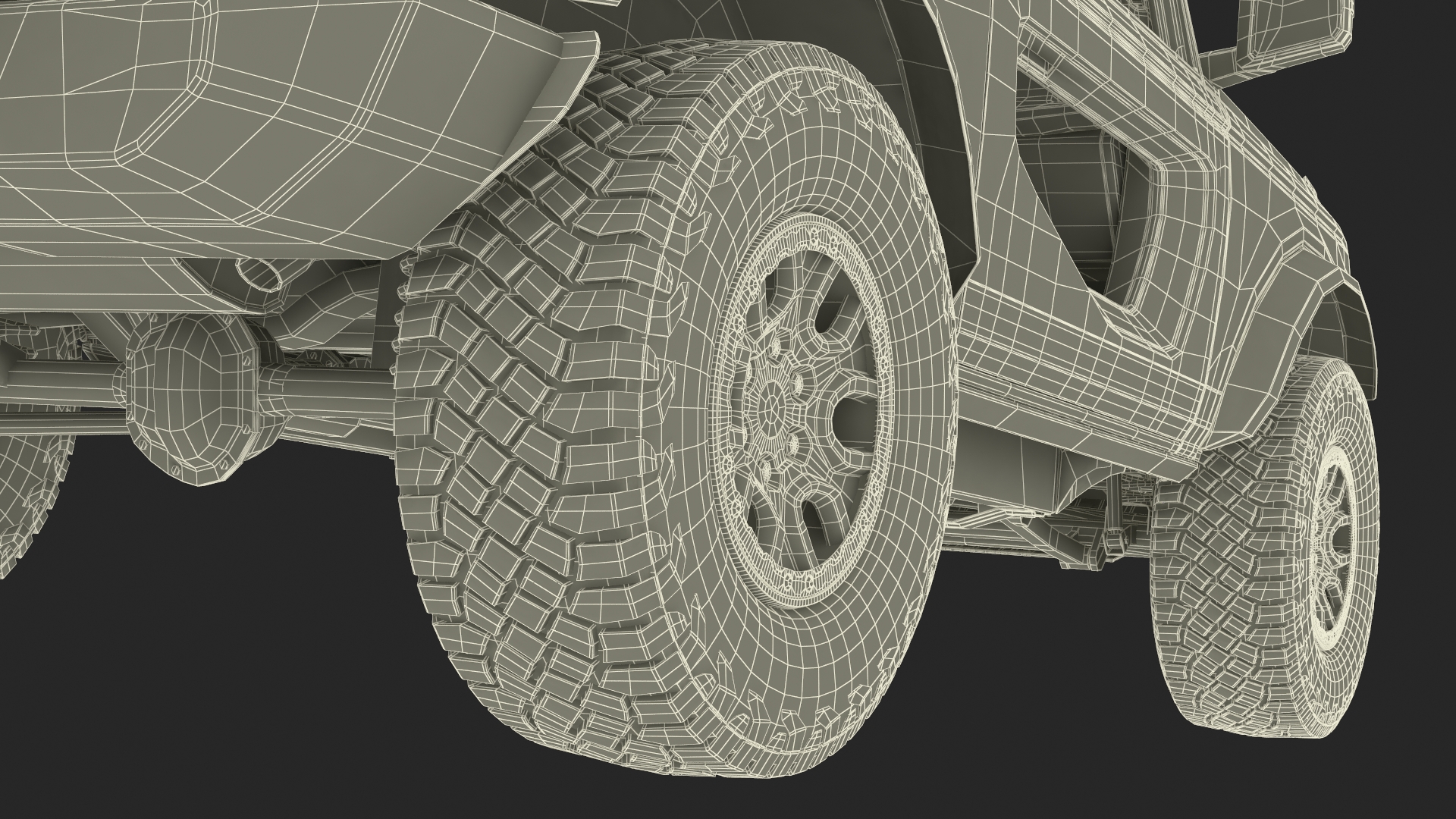 3D model Ford Bronco Off Road SUV Antimatter Blue