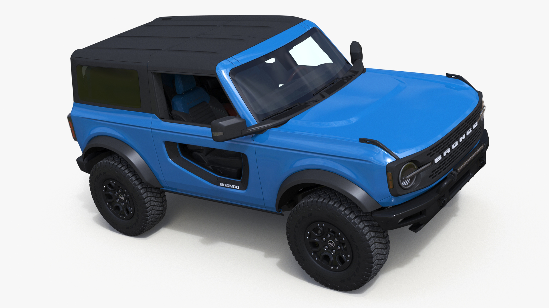 3D model Ford Bronco Off Road SUV Antimatter Blue