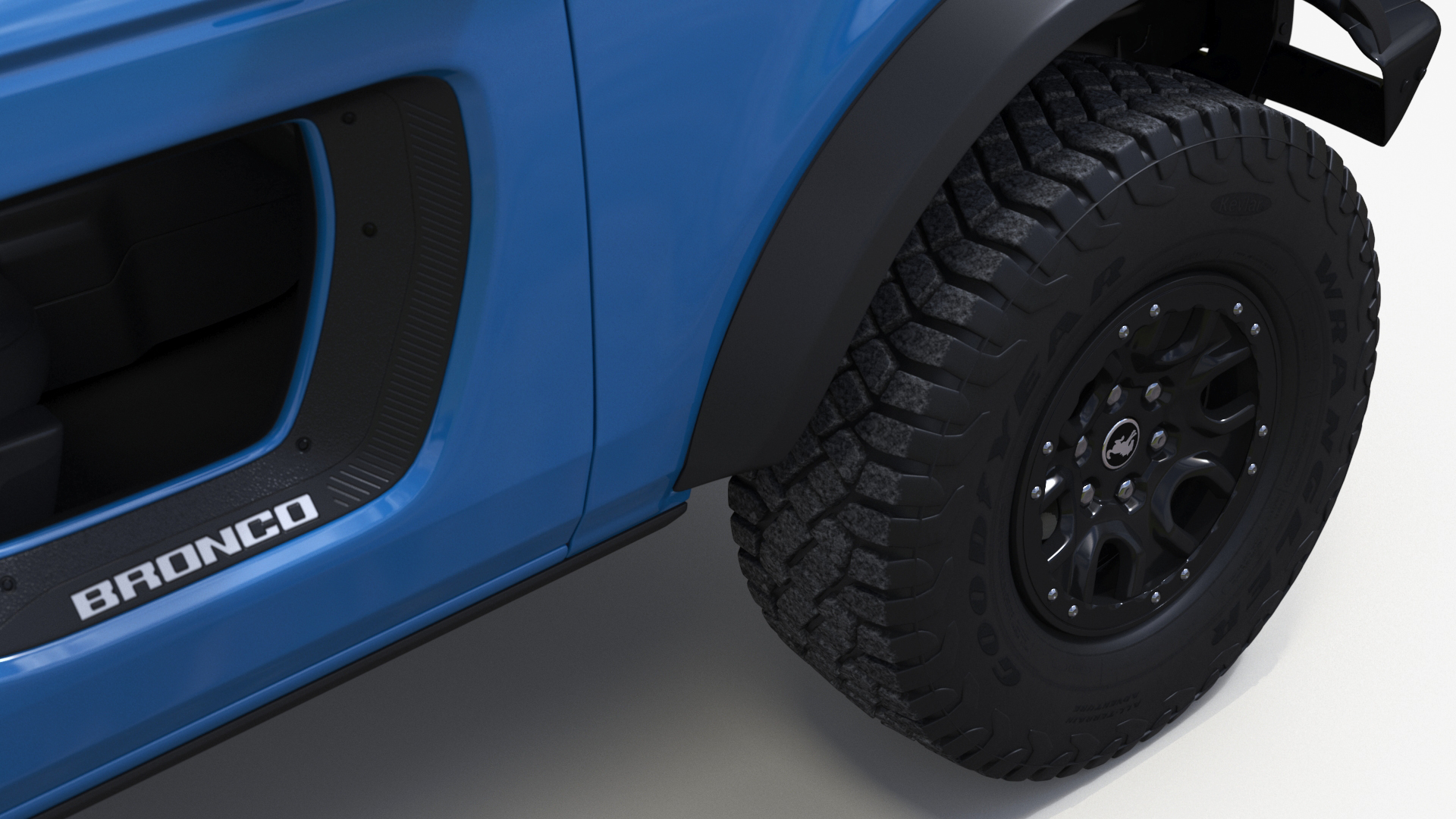 3D model Ford Bronco Off Road SUV Antimatter Blue