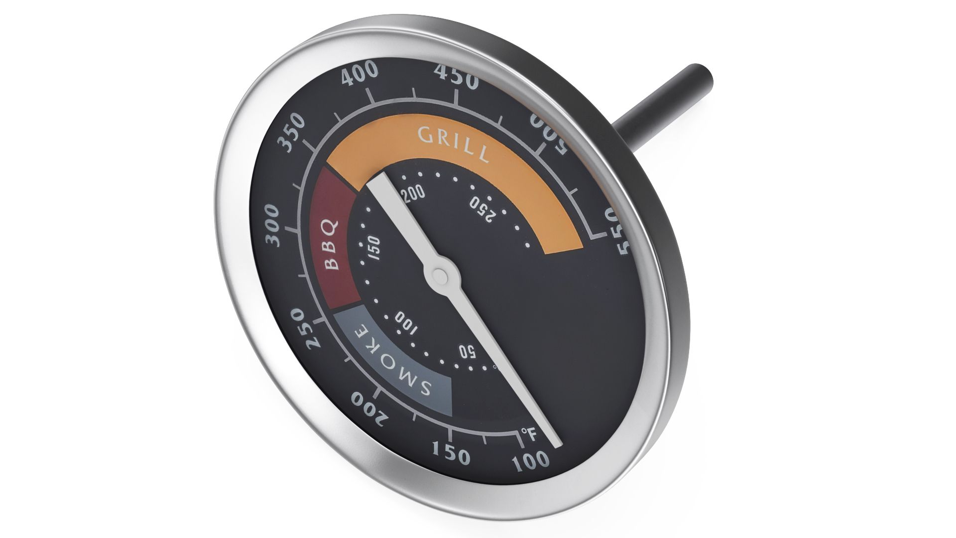 BBQ Grill Smoker Thermometer Gauge 3D model