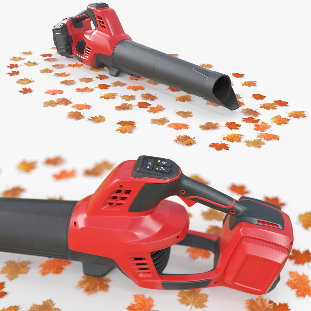 Battery Powered Garden Leaf Blower with Leaf, view 4