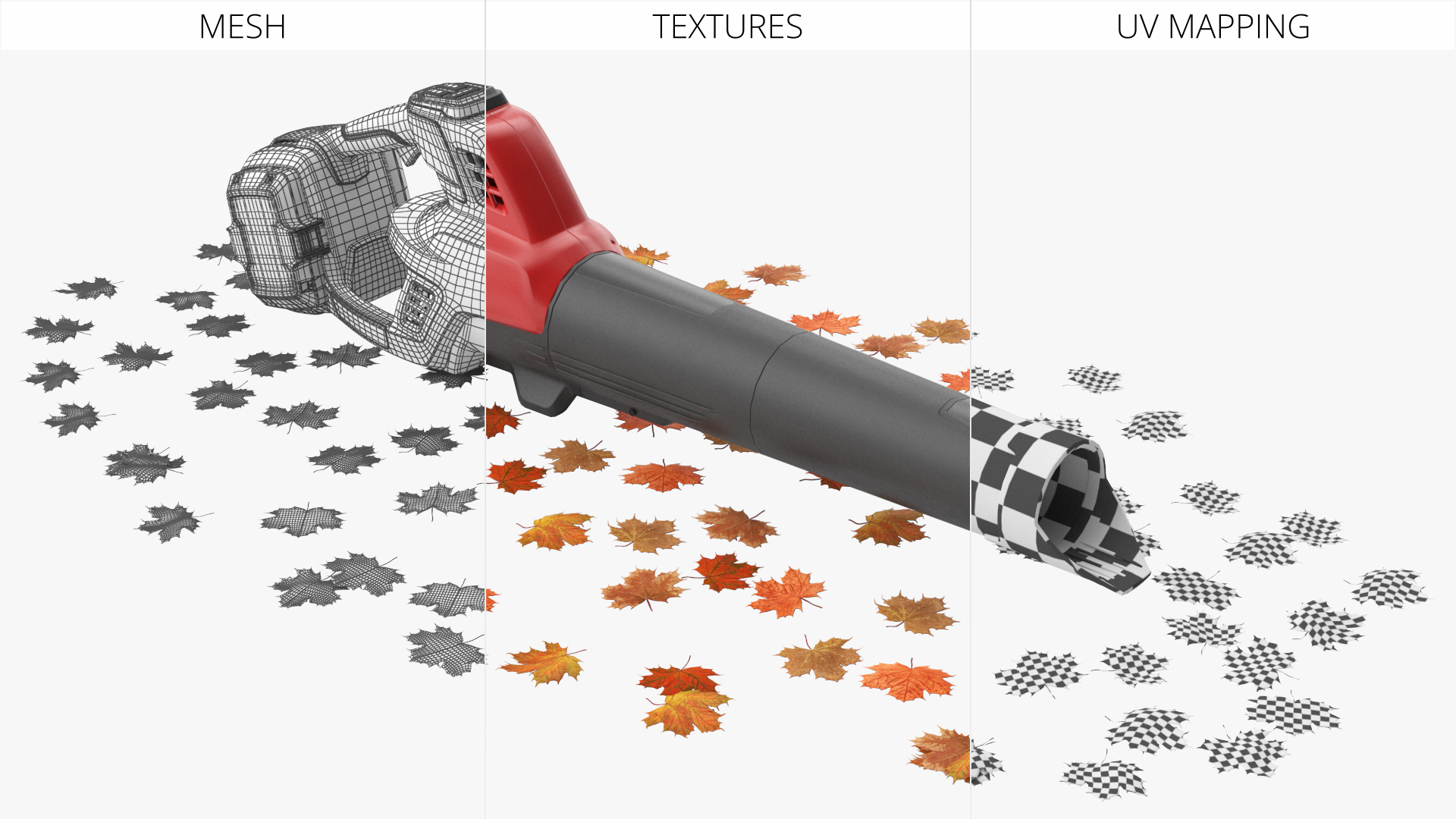 Battery Powered Garden Leaf Blower with Leaf, view 12
