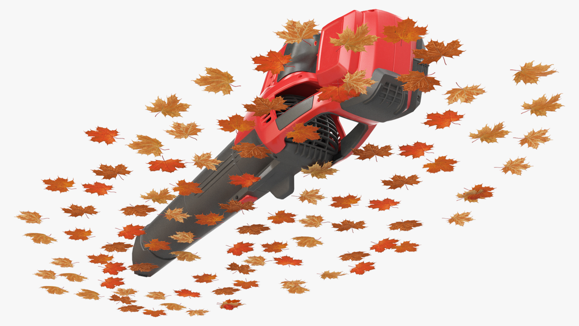 Battery Powered Garden Leaf Blower with Leaf, view 8