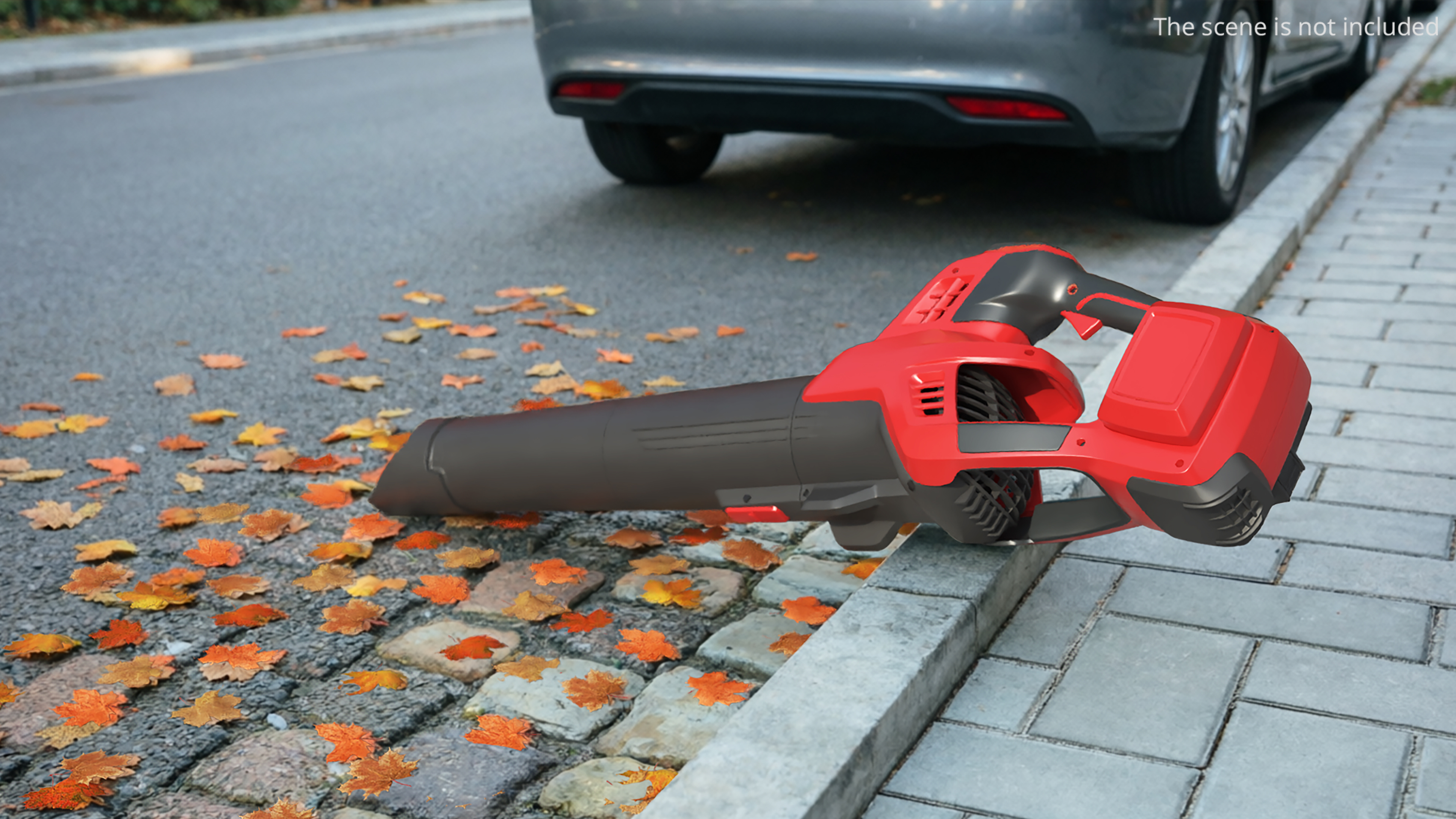 Battery Powered Garden Leaf Blower with Leaf, view 6