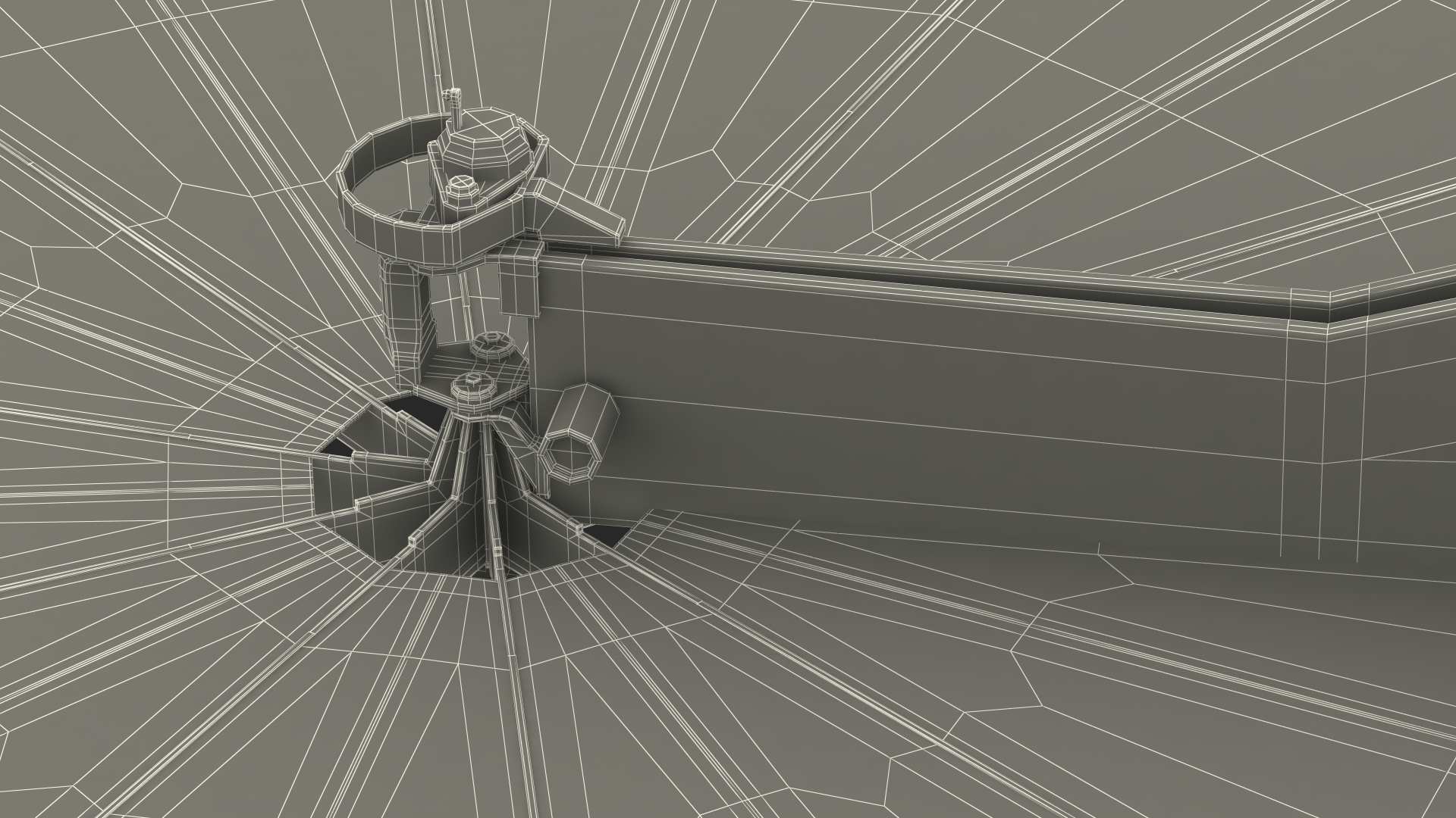 3D Lander Solar Array model