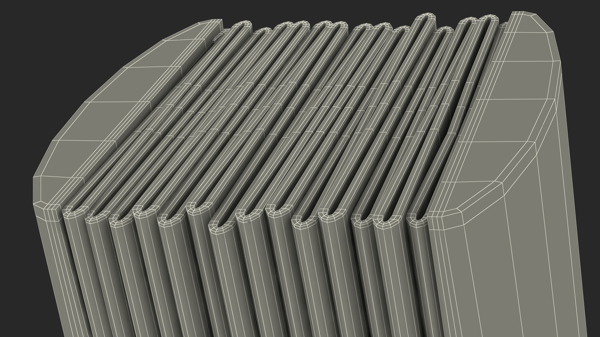 3D model Hand Fan Folded