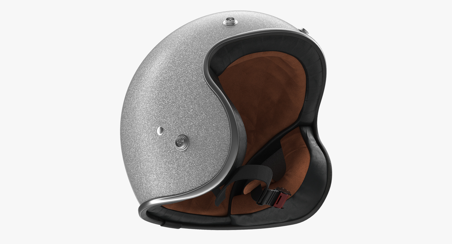 3D Vintage Motorcycle Helmet Generic model