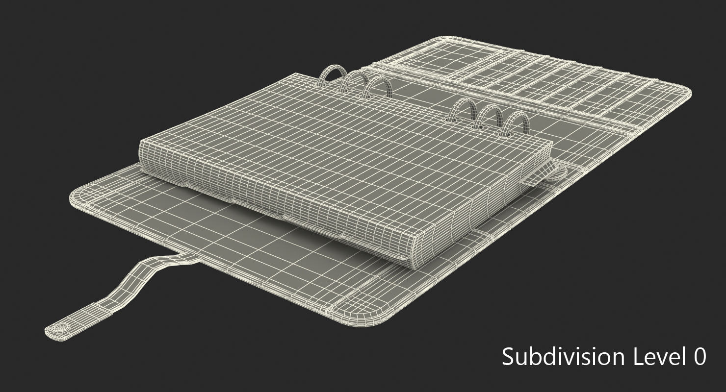 3D model Open Weekly Organizer Red