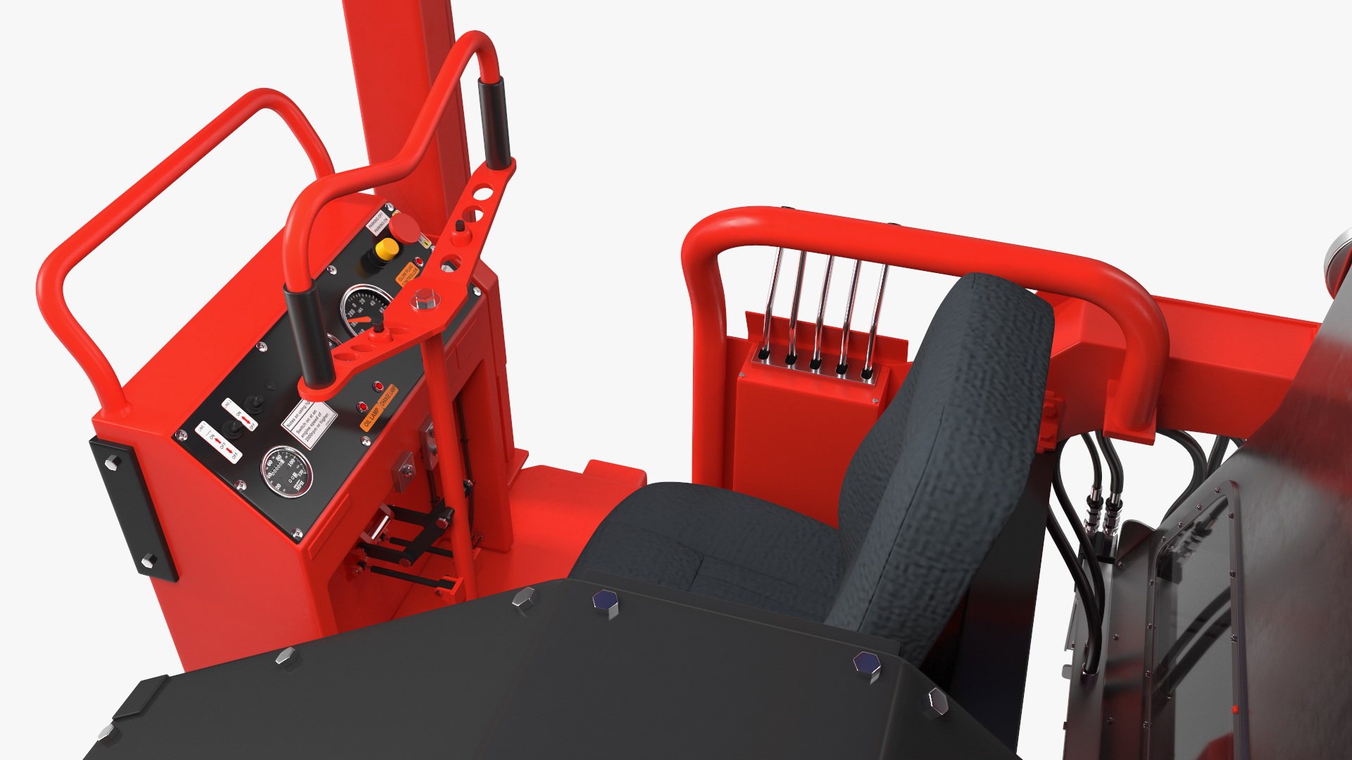 Self Propelled Tea Harvester Ochiai OHC-W Rigged for Cinema 4D 3D