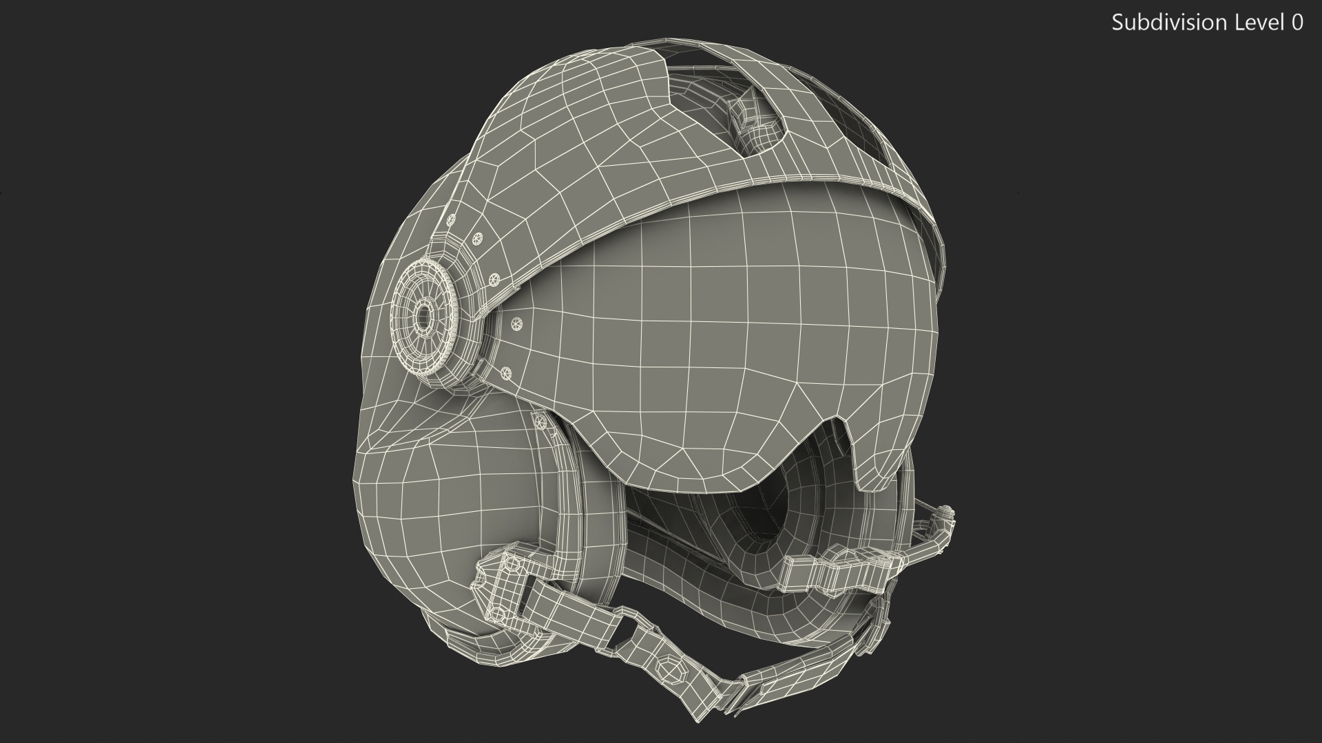 3D model Helicopter Helmet Generic