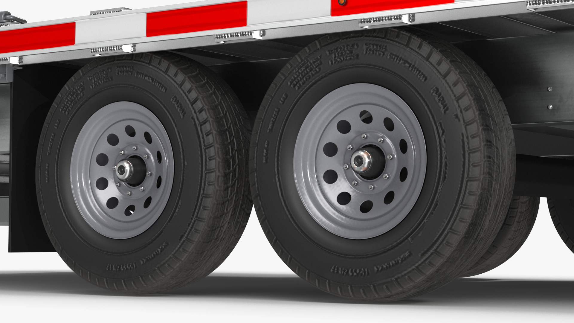 Pickup Truck with Gooseneck Trailer and Mini Tractor 3D